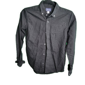 *5 for $20* Children's Place Black Button Up Shirt Size 14